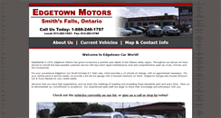 Desktop Screenshot of edgetownmotors.com